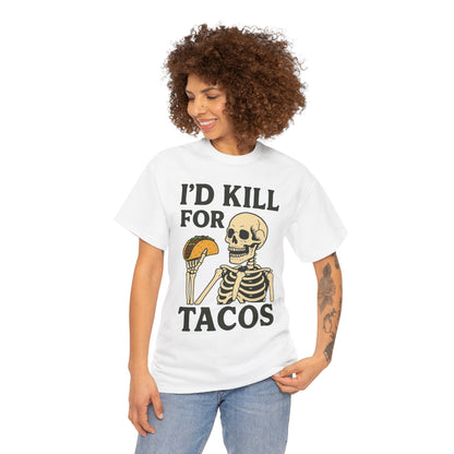 I'd Kill For Tacos Halloween T-Shirt