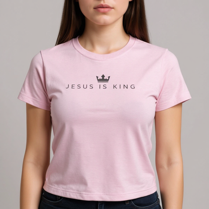 JIK® Jesus Is King Crown T-Shirt
