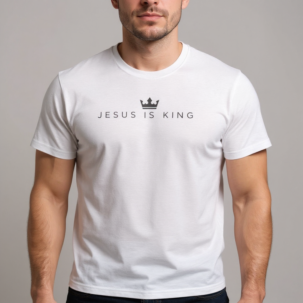 JIK® Jesus Is King Crown T-Shirt