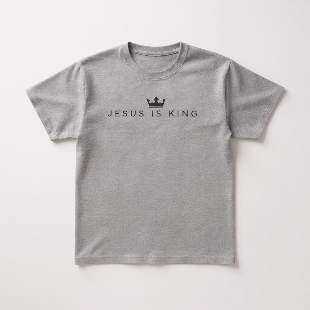 JIK® Jesus Is King Crown T-Shirt