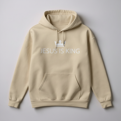 JIK® Jesus is King Crown Hoodie