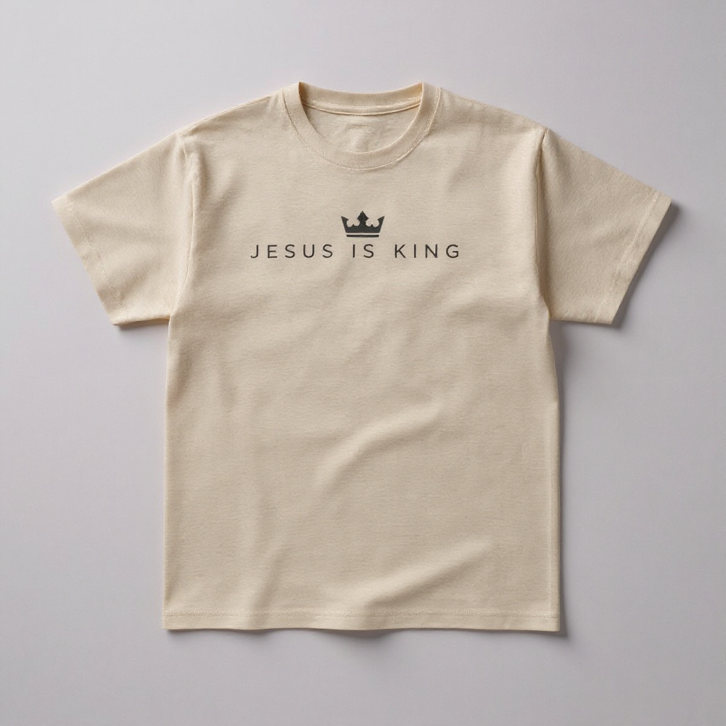 JIK® Jesus Is King Crown T-Shirt