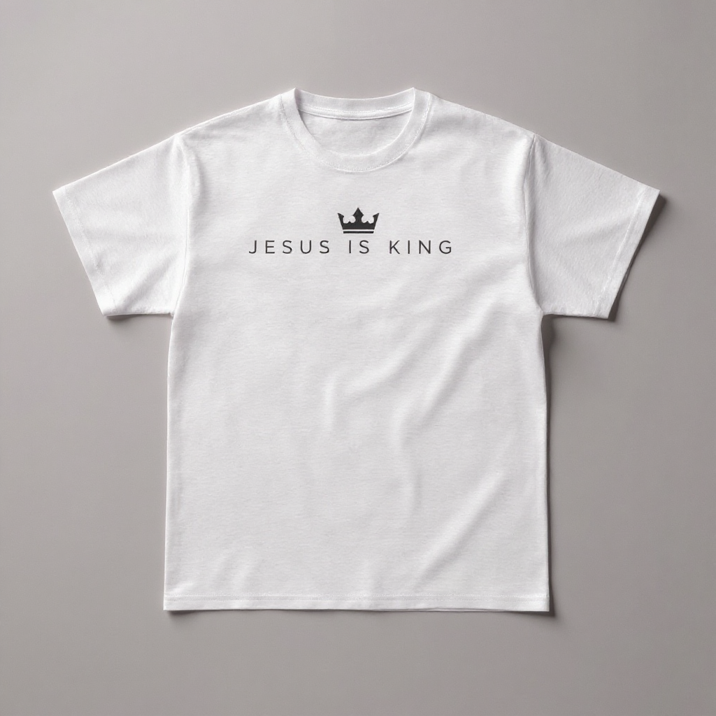 JIK® Jesus Is King Crown T-Shirt