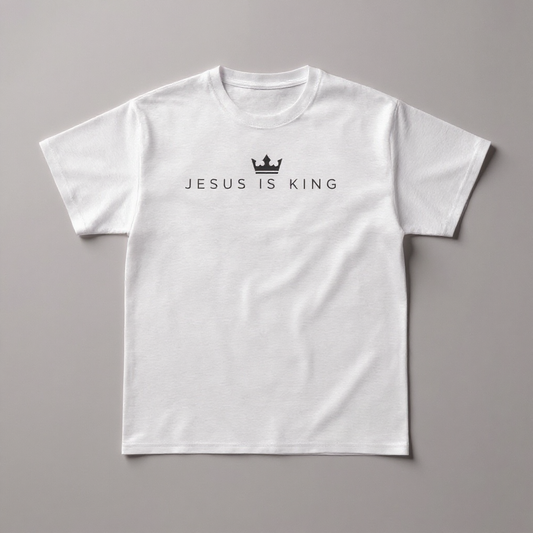 JIK® Jesus Is King Crown T-Shirt