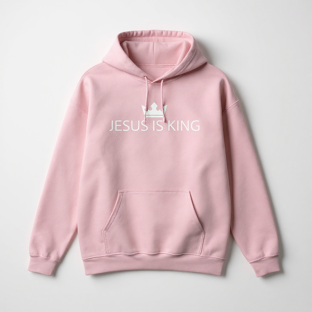 JIK® Jesus is King Crown Hoodie