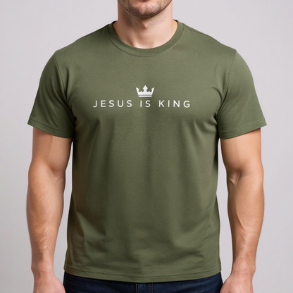 JIK® Jesus Is King Crown T-Shirt