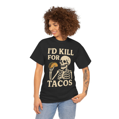 I'd Kill For Tacos Halloween T-Shirt