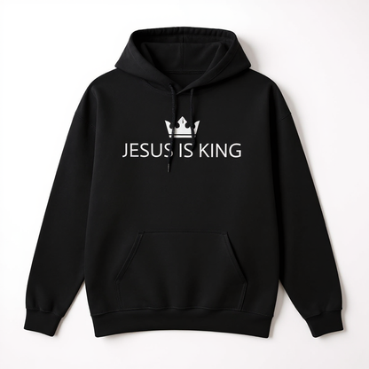 JIK® Jesus is King Crown Hoodie