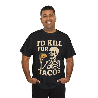 I'd Kill For Tacos Halloween T-Shirt