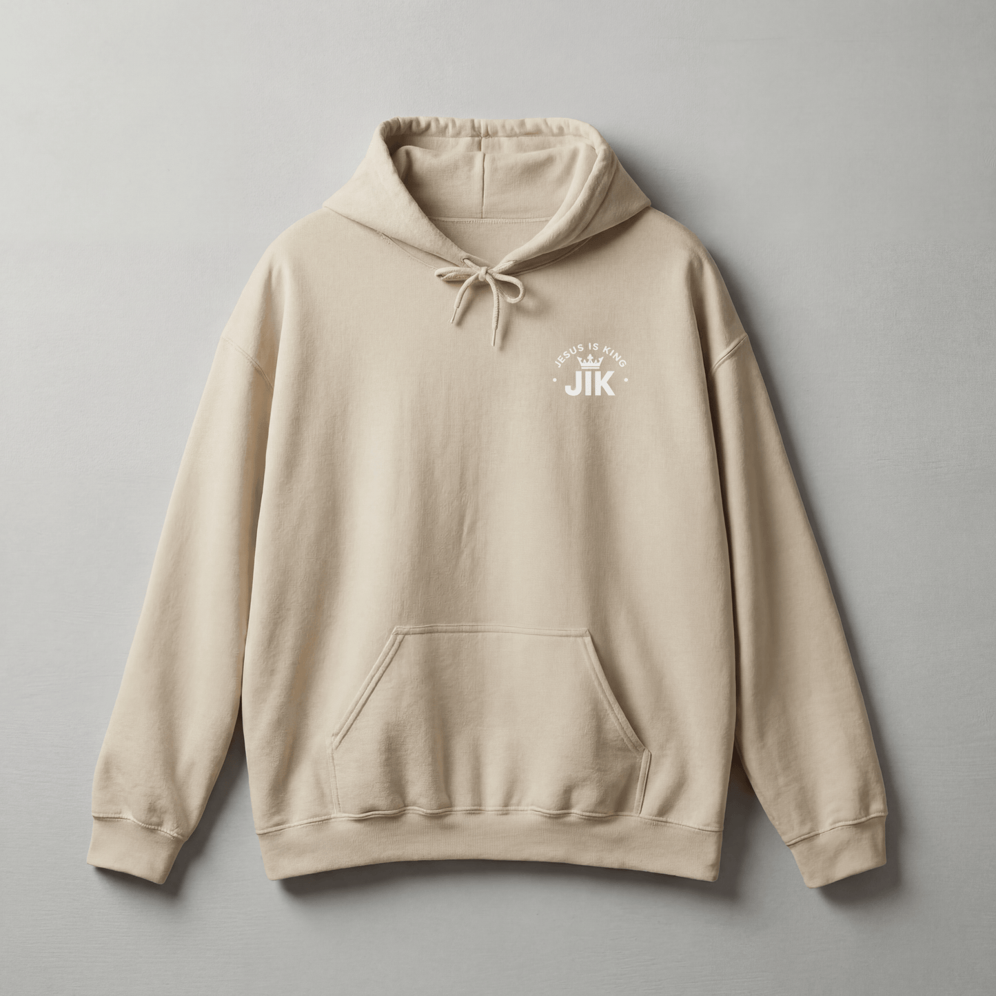 JIK® Jesus Is King Essential Hoodie