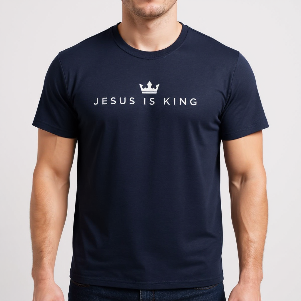 JIK® Jesus Is King Crown T-Shirt