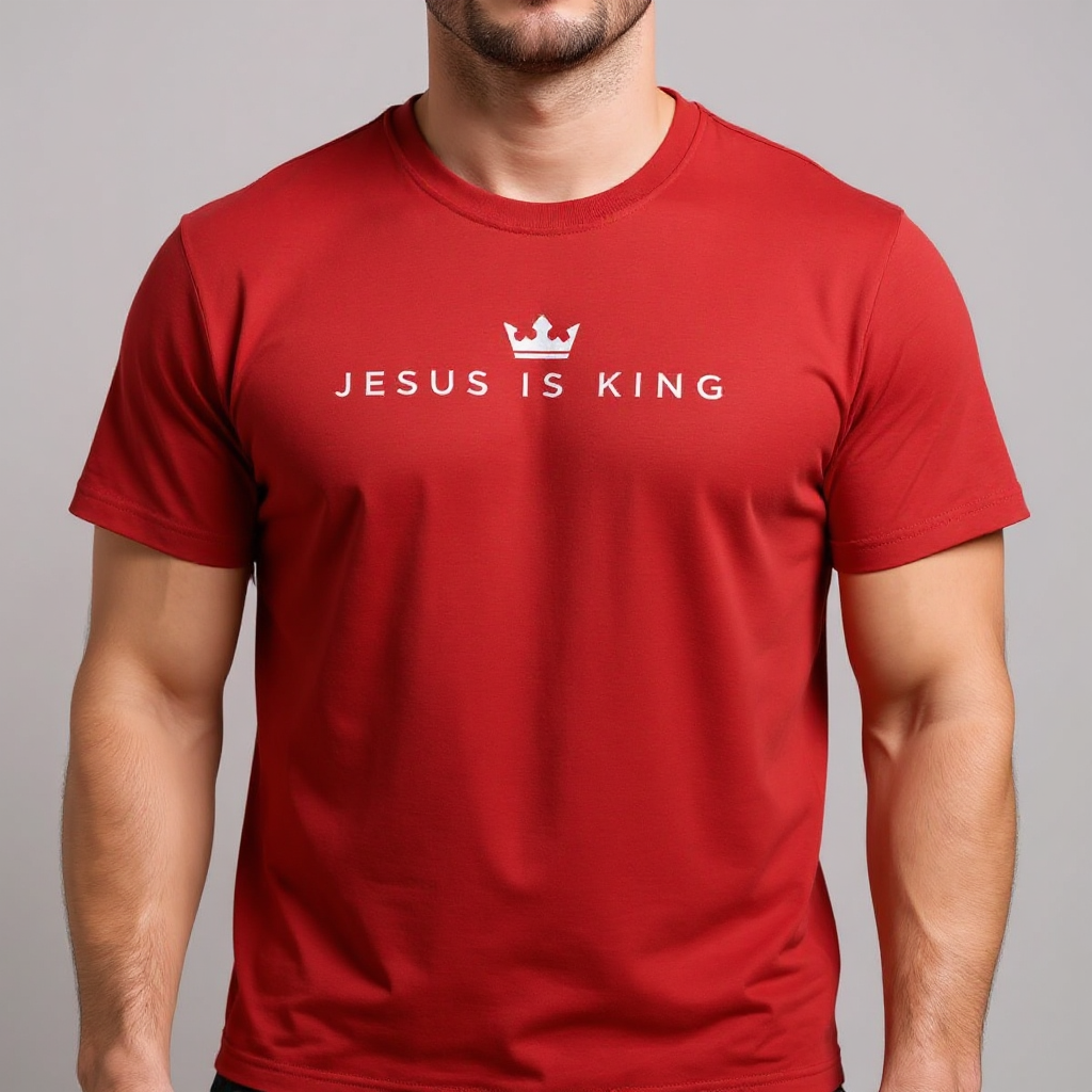 JIK® Jesus Is King Crown T-Shirt