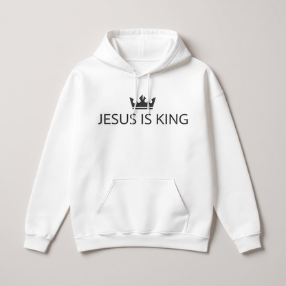 JIK® Jesus is King Crown Hoodie