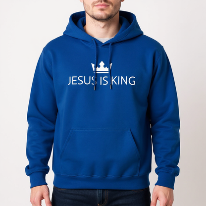 JIK® Jesus is King Crown Hoodie