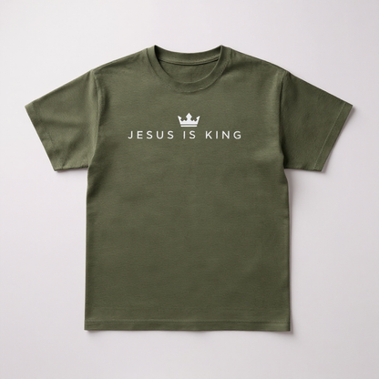 JIK® Jesus Is King Crown T-Shirt