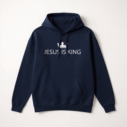 JIK® Jesus is King Crown Hoodie
