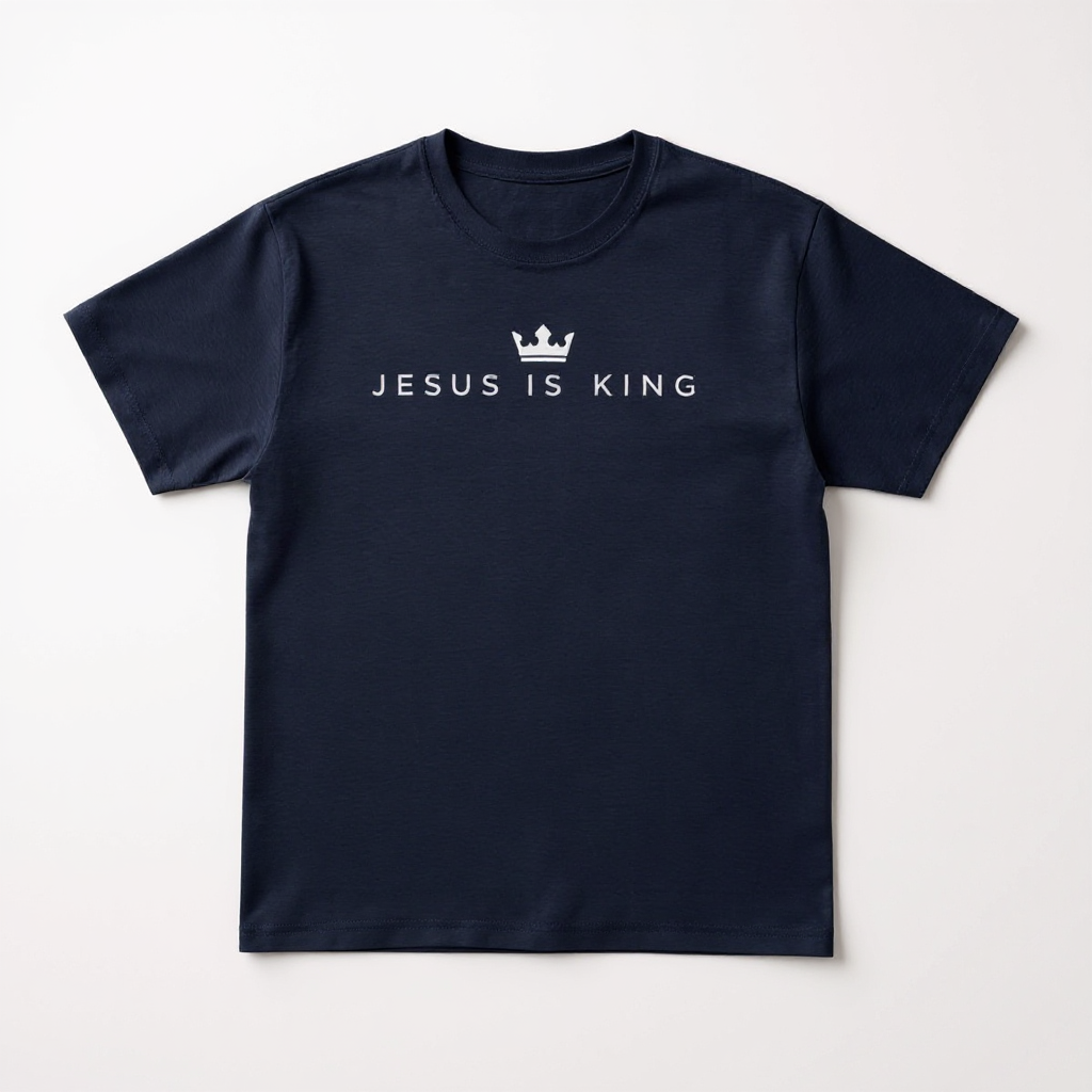 JIK® Jesus Is King Crown T-Shirt