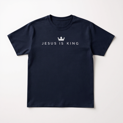 JIK® Jesus Is King Crown T-Shirt