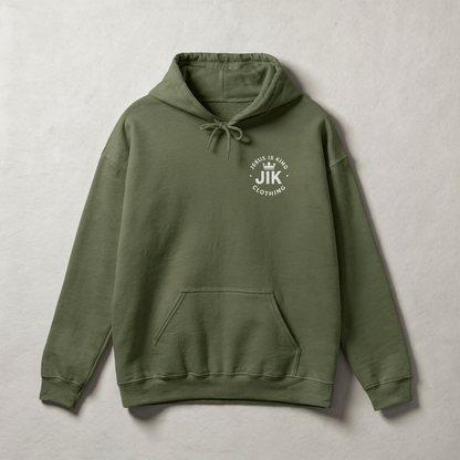 JIK® Jesus Is King Essential Hoodie