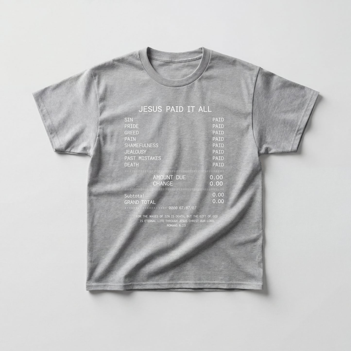 JIK® Jesus Is King Paid It All T-Shirt