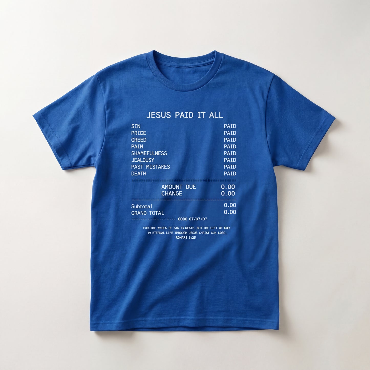 JIK® Jesus Is King Paid It All T-Shirt